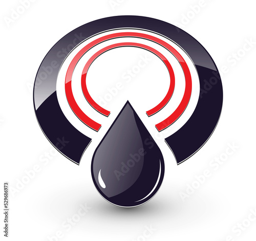 Abstract symbol isolated , ...