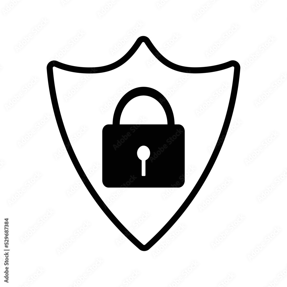 Abstract security vector icon illustration Abstract security vector icon illustration