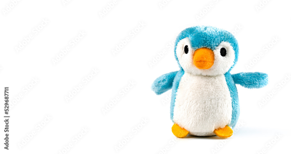 Obraz premium small penguin on a white background