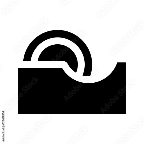 scotch tape icon. sellotape sign. vector illustration