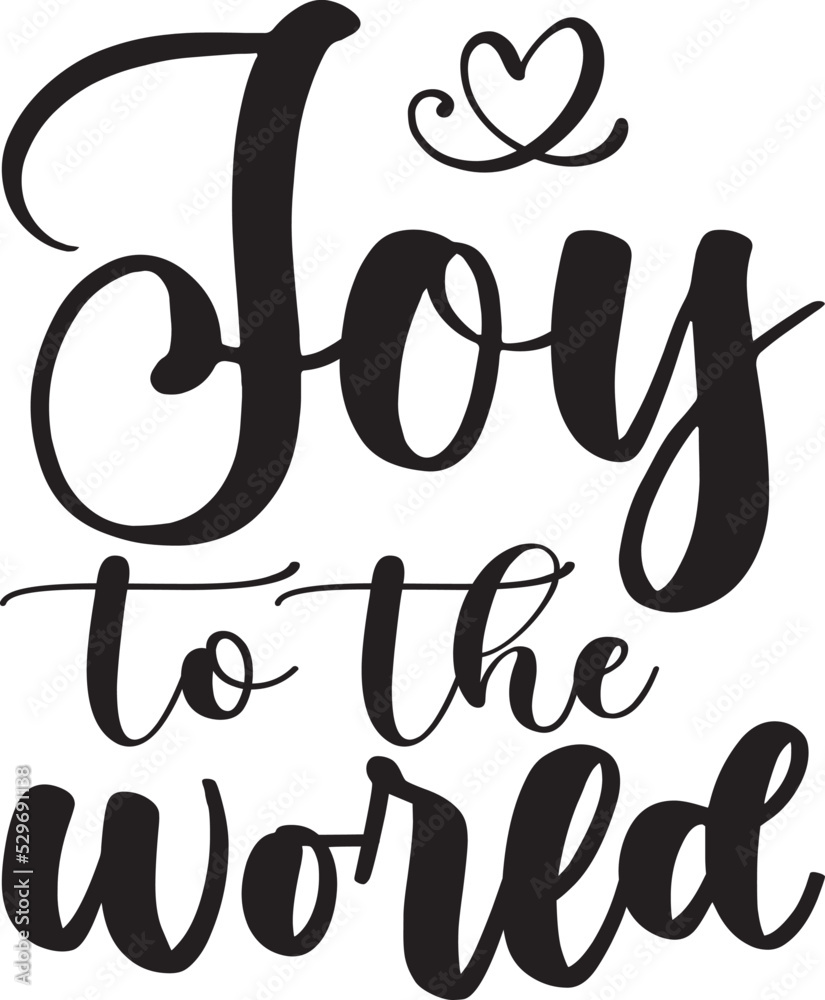 Obraz premium Joy to the world