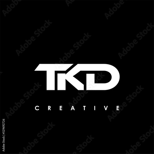 TKD Letter Initial Logo Design Template Vector Illustration