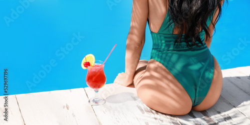 Beautiful young woman with ...