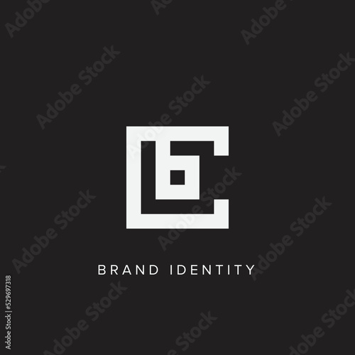 square cb logo vector template