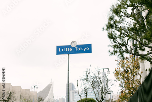 Photography sign in the city