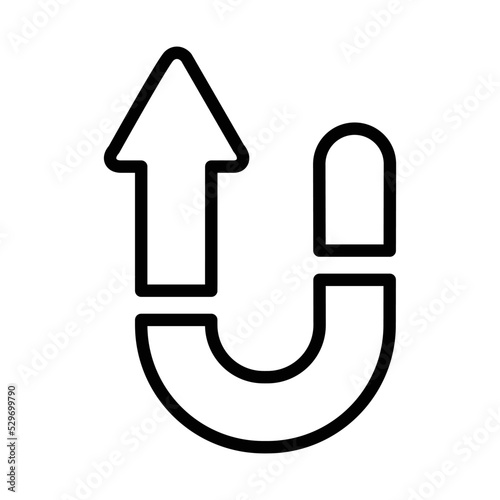 U Turn Up Icon