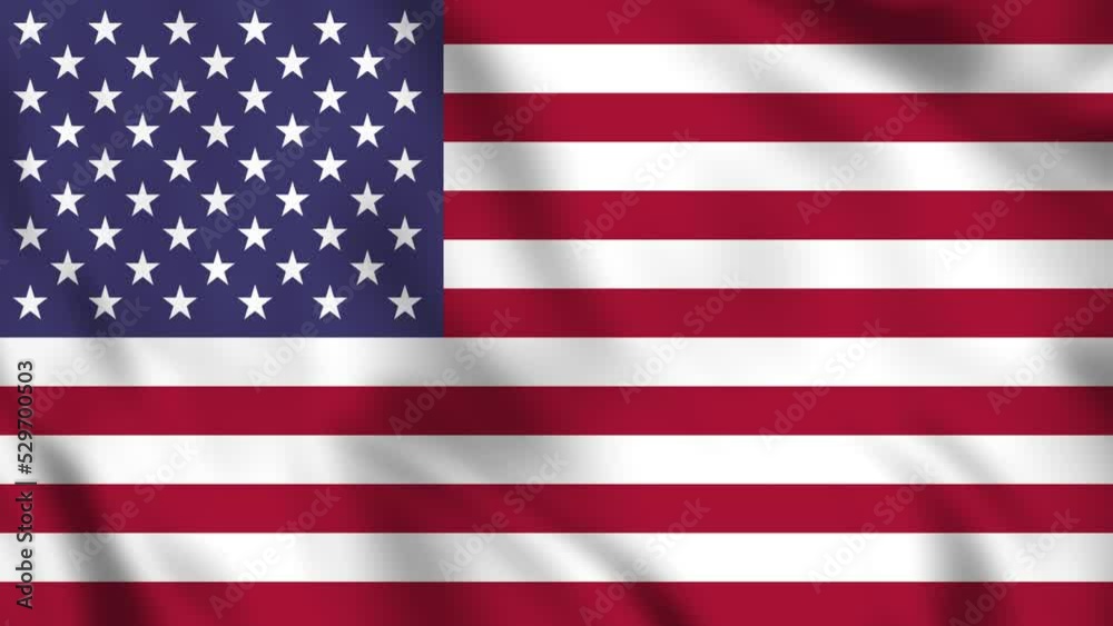 United States of America waving flag. USA national flag, 4k closeup United States of America waving flag. USA national flag, 4k closeup