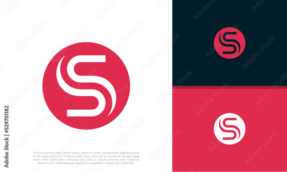 Initial S logo design. Innovative high tech logo template. Initial S logo design. Innovative high tech logo template.