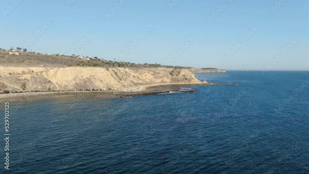 California Coast White Point Aerial Shot Back R in Palos Verdes Southern California California Coast White Point Aerial Shot Back R in Palos Verdes Southern California