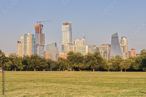Austin Skyline from Zilker Park in the Afternoon photo