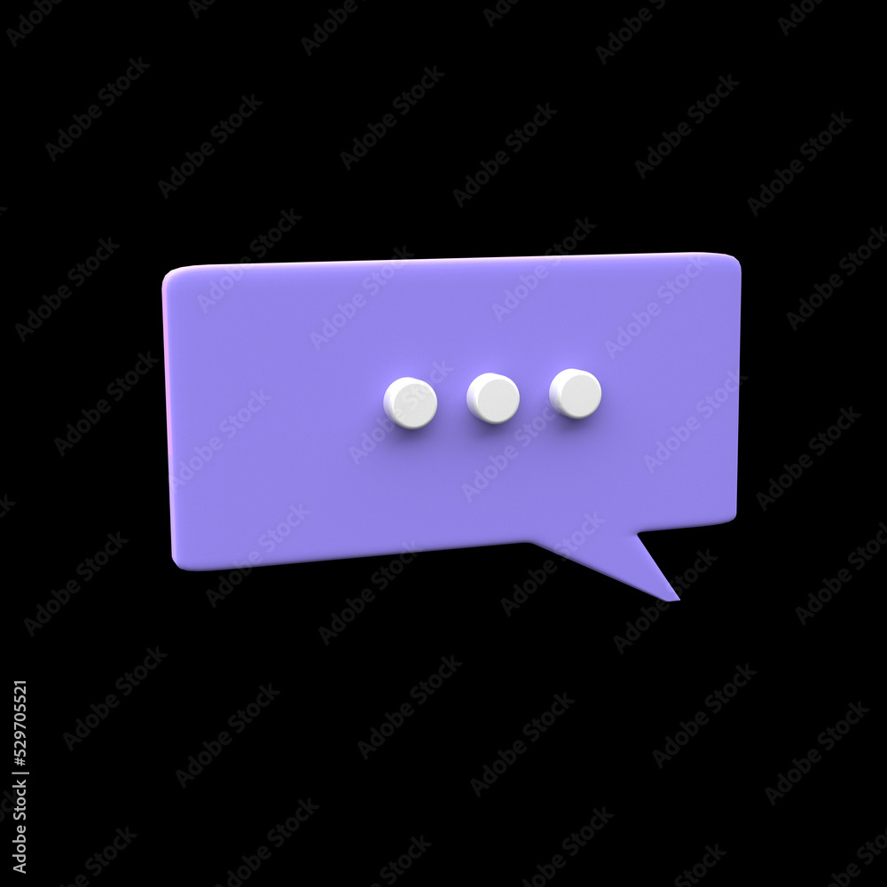3d minimal bubbles chat icon messages 3d rendering illustration 3d minimal bubbles chat icon messages 3d rendering illustration