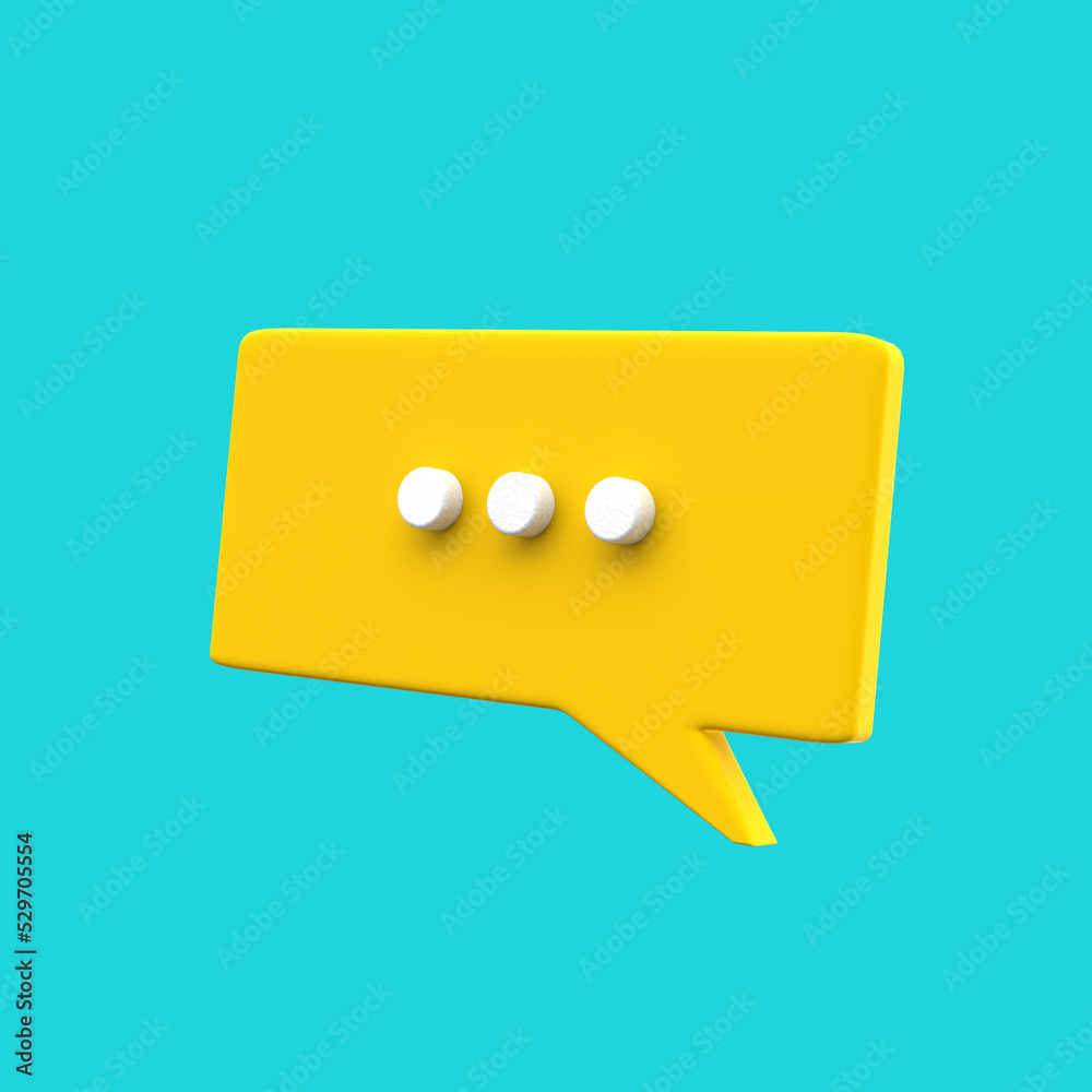 3d minimal bubbles chat icon 3d rendering illustration 3d minimal bubbles chat icon 3d rendering illustration