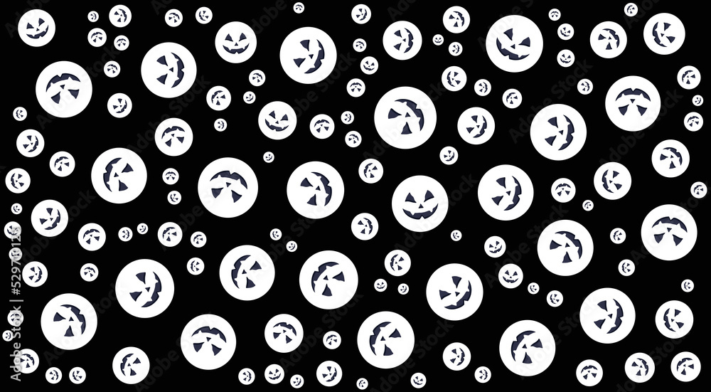 Halloween seamless pattern with jack-o-lanterns pumpkins. pattern design with pumpkin head halloween. halloween pumpkins trick or treat Halloween seamless pattern with jack-o-lanterns pumpkins. pattern design with pumpkin head halloween. halloween pumpkins trick or treat