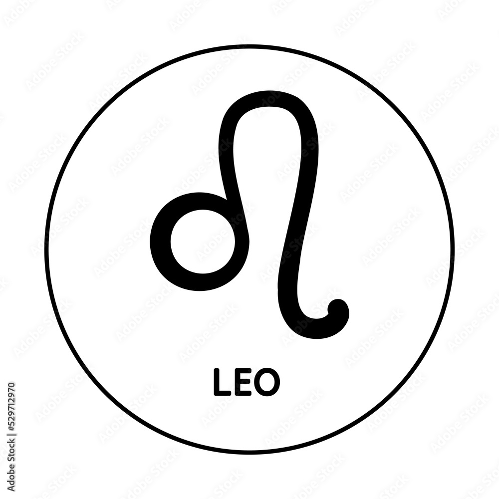 Astrological zodiac Leo. 12 zodiac symbol. Astronomy occult symbol with zodiac sign. Astrological zodiac Leo. 12 zodiac symbol. Astronomy occult symbol with zodiac sign.