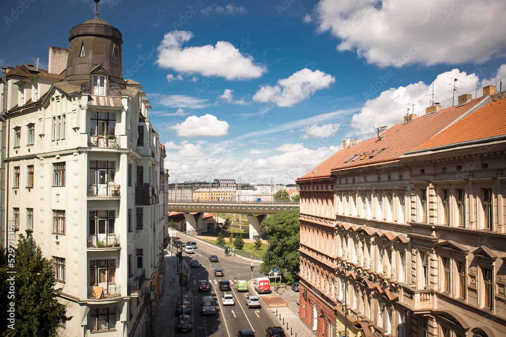 Atrakcje i budynki stolicy Czech - Pragi, architektura - obrazy, fototapety, plakaty 