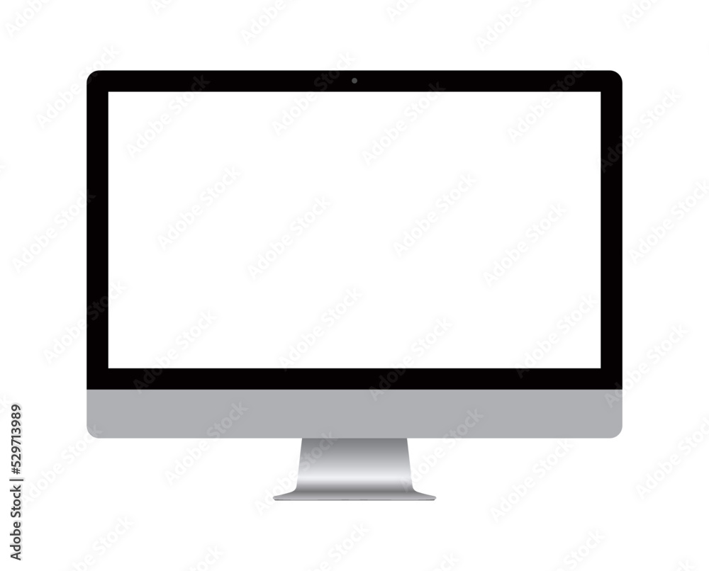 Computer frame realistic mockup Computer frame realistic mockup