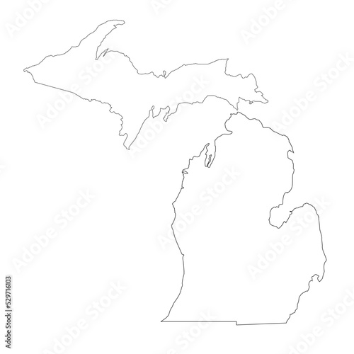 Outline of Michigan