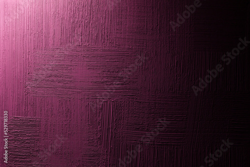 Red plaster gradient background. Wall of stucco