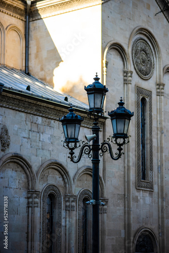 Famous Kashveti church in Tbilisi, Georgia photo