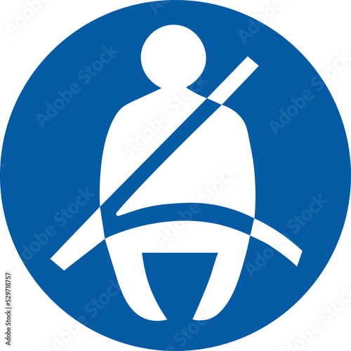 safety driving symbol, Seat Belt Symbol