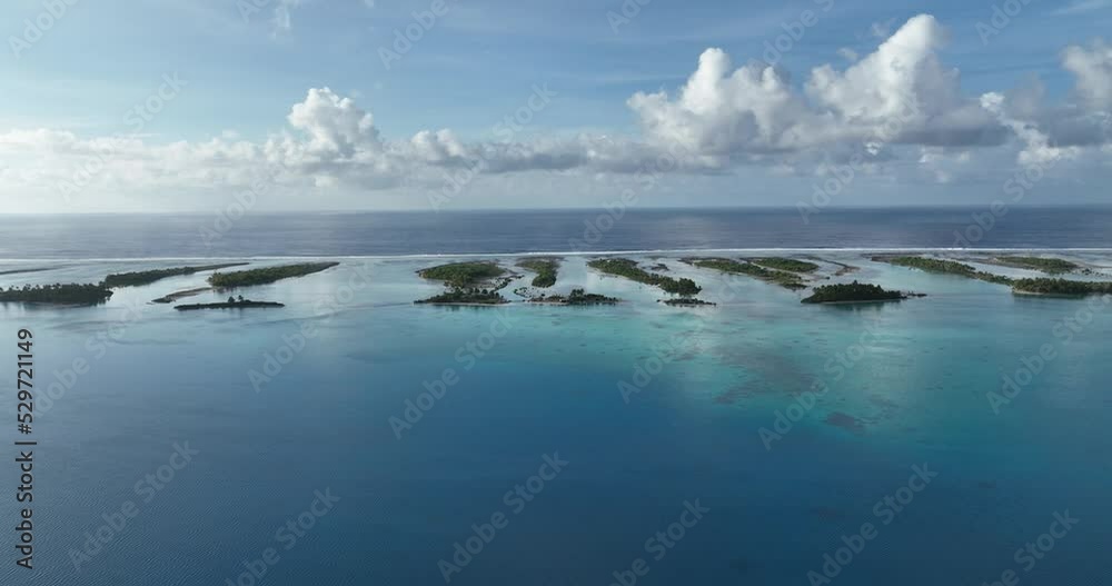 South Pacific Atoll Exotic Paradise South Pacific Atoll Exotic Paradise