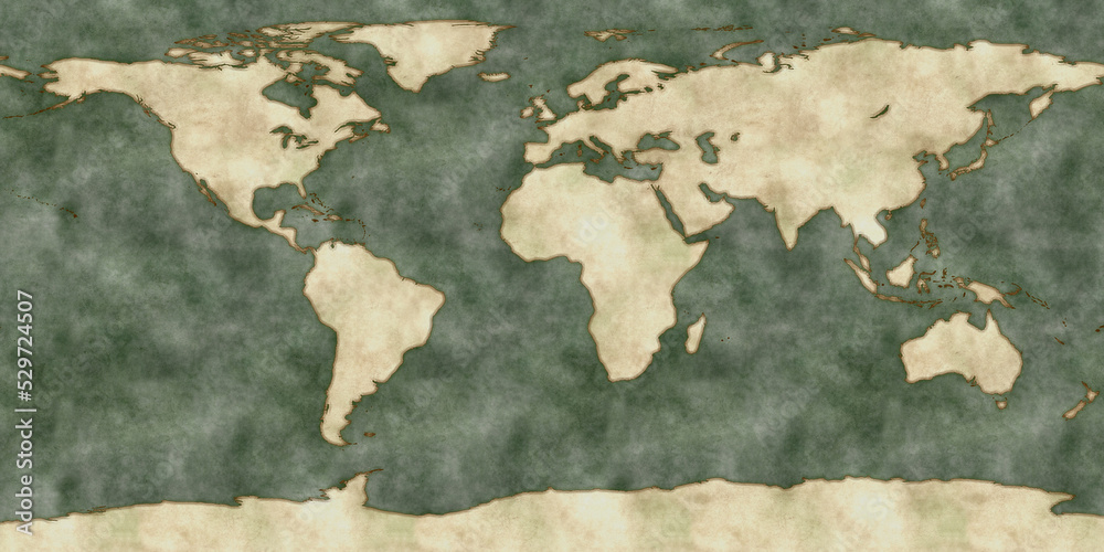 world map on paper, template, fantasy style textures, 8k