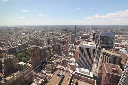 View of Philadelphia  PA from Above