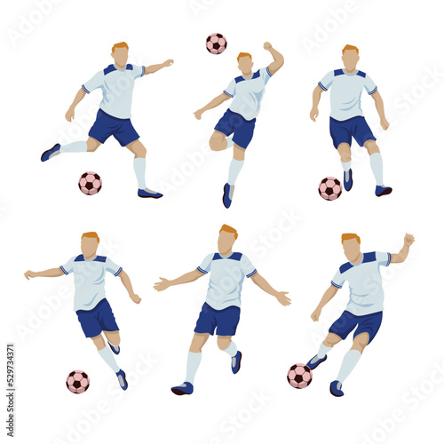 England Football Player Man Illustration World Cup 2022