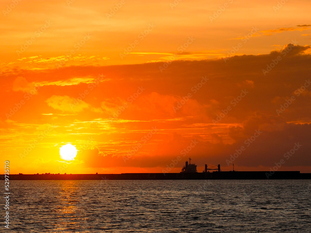 沖縄の夕日 沖縄の夕日