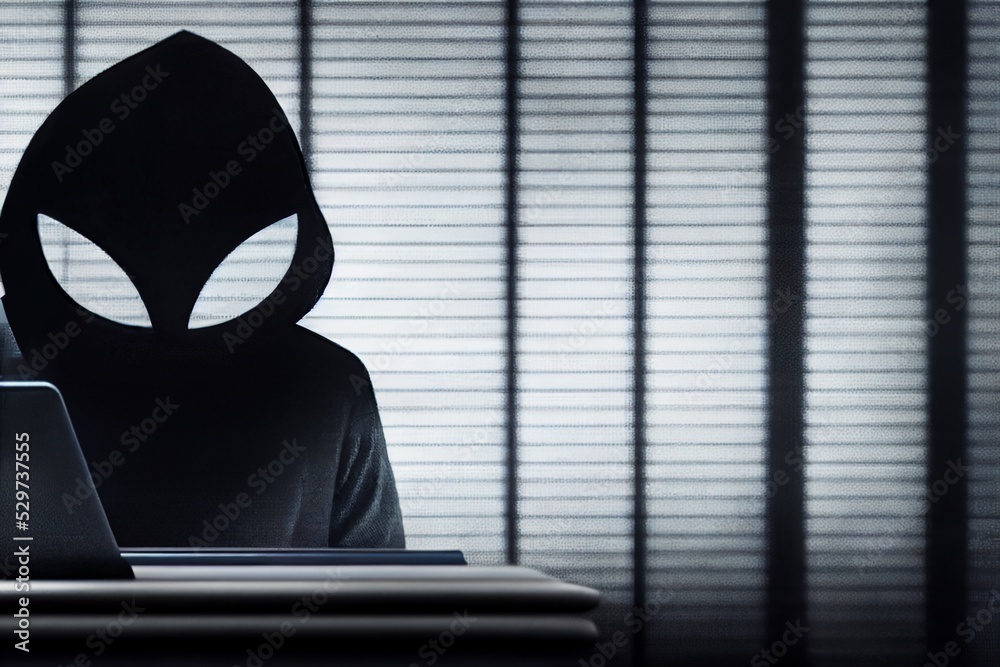 hacker working on laptop hacker working on laptop