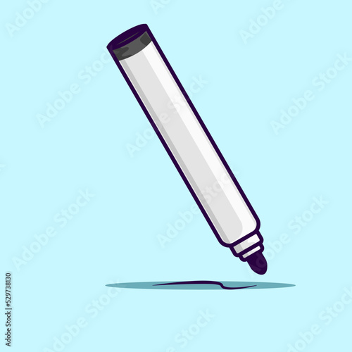 Vector illustration of whiteboard marker