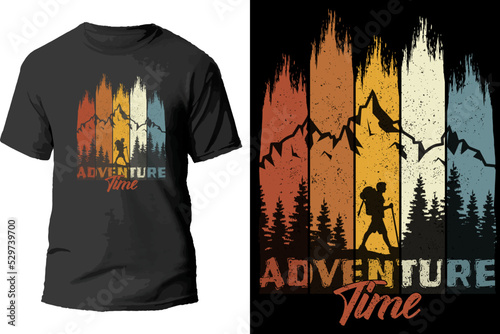 Adventure time t shirt design. photo