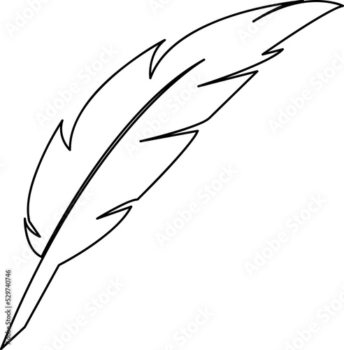 feather and ink