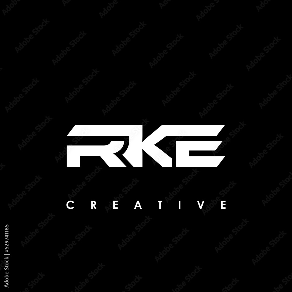 RKE Letter Initial Logo Design Template Vector Illustration RKE Letter Initial Logo Design Template Vector Illustration