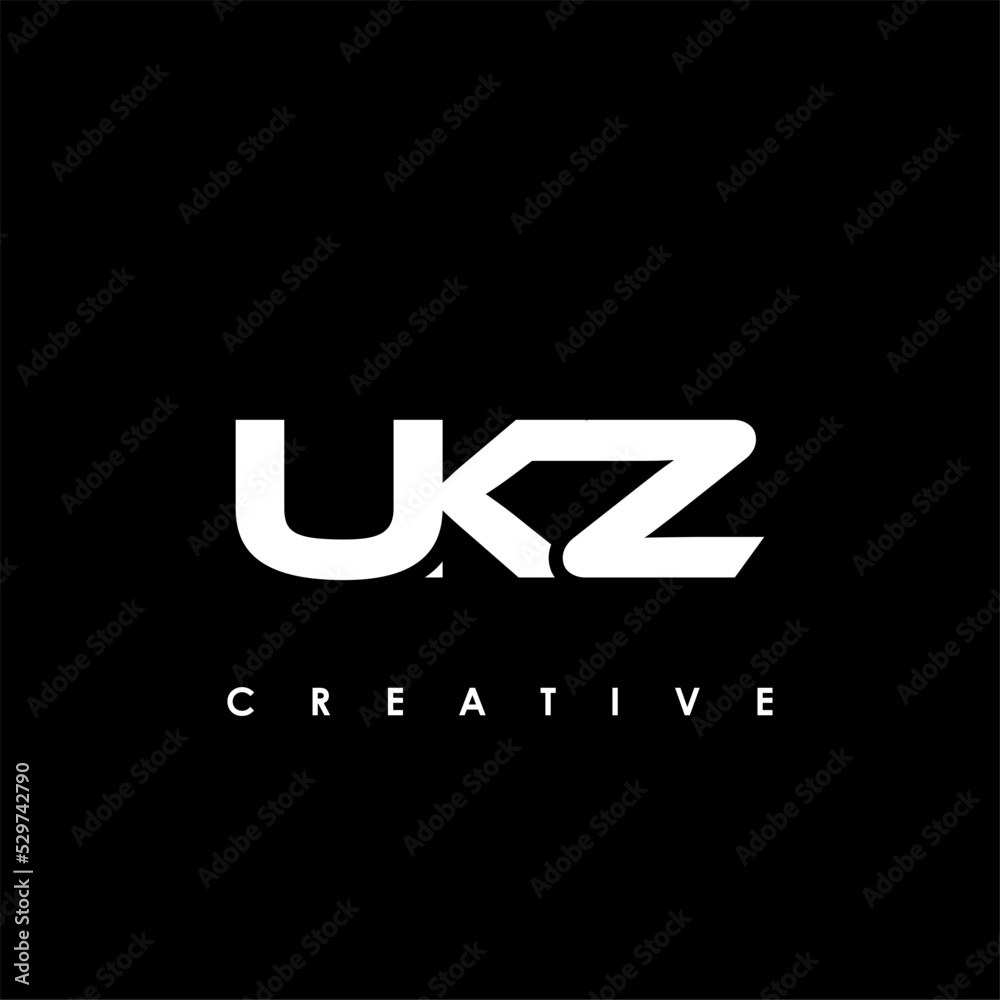 UKZ Letter Initial Logo Design Template Vector Illustration UKZ Letter Initial Logo Design Template Vector Illustration