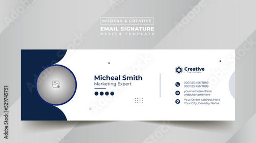 Business Digital Email Signature Design Template