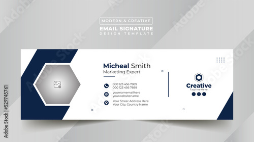 Business Digital Email Signature Design Template