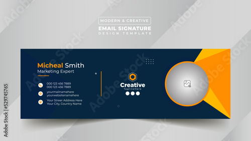 Business Digital Email Signature Design Template