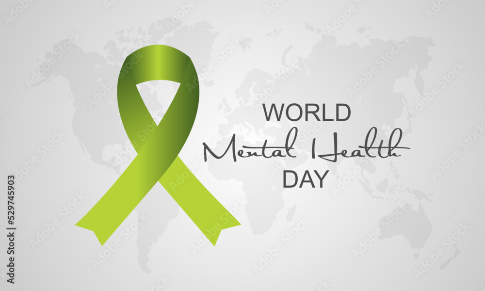 Vector Illustration on the theme World Mental Health. World Mental Health Day is as celebrated an international day for global mental health education. Vector Illustration on the theme World Mental Health. World Mental Health Day is as celebrated an international day for global mental health education.