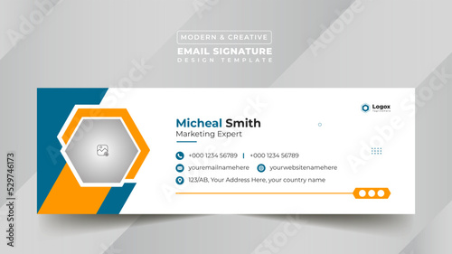 Business Digital Email Signature Design Template