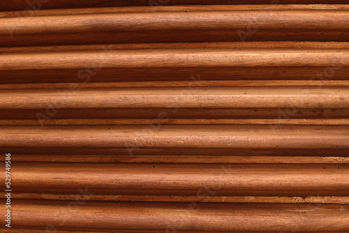 Wooden wavy decorative paneling pattern - natural structure
