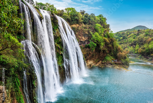 Huangguoshu Waterfall in Guizhou Province  China