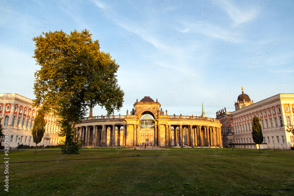 the new palace in autumn