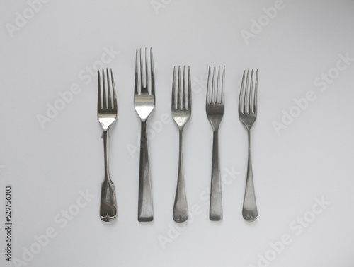 a variety of vintage forks