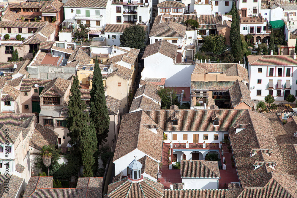 The roofs of Granada