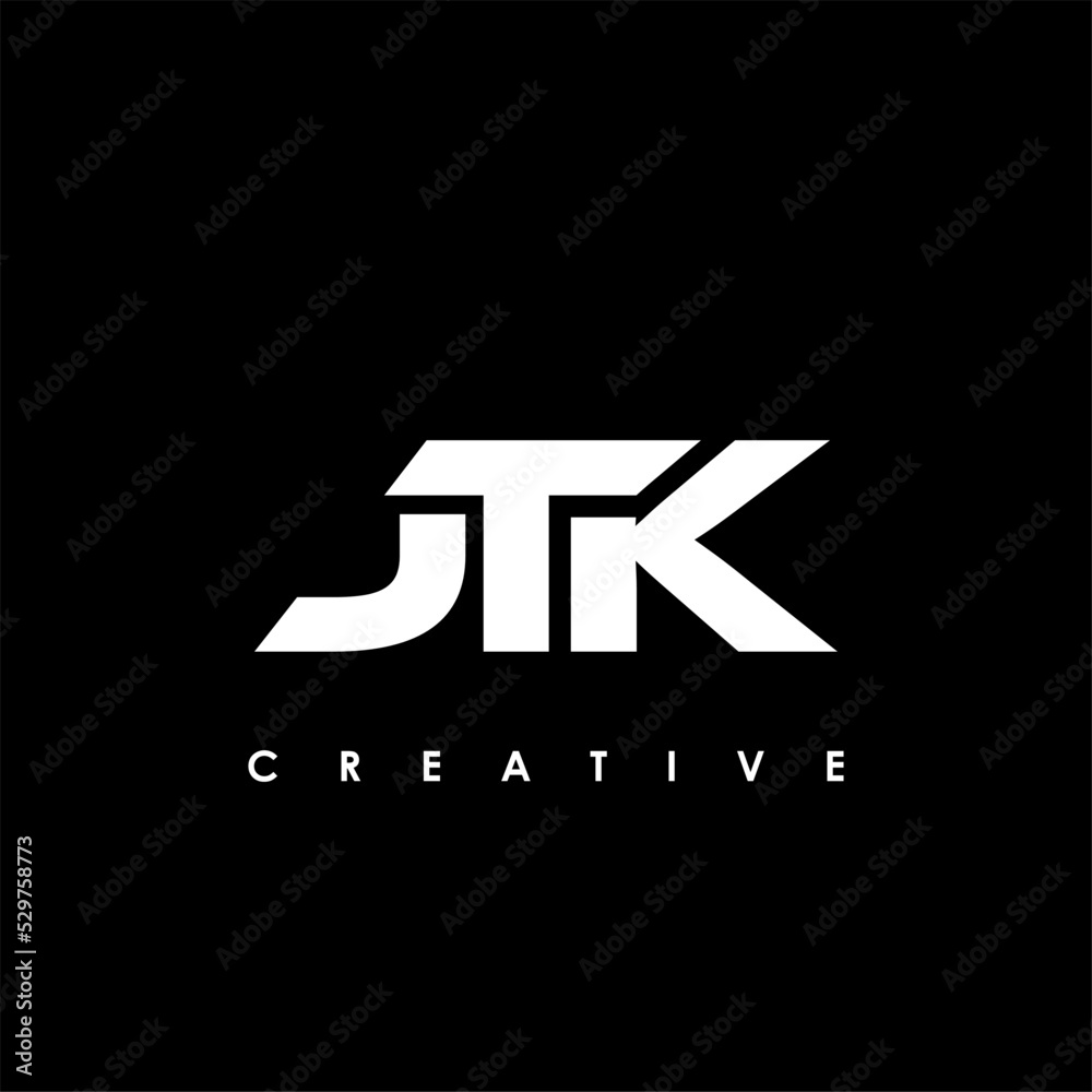 JTK Letter Initial Logo Design Template Vector Illustration JTK Letter Initial Logo Design Template Vector Illustration