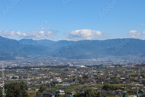 甲府盆地（山梨県笛吹市）