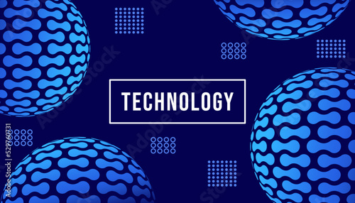 Abstract Modern Technology Background
