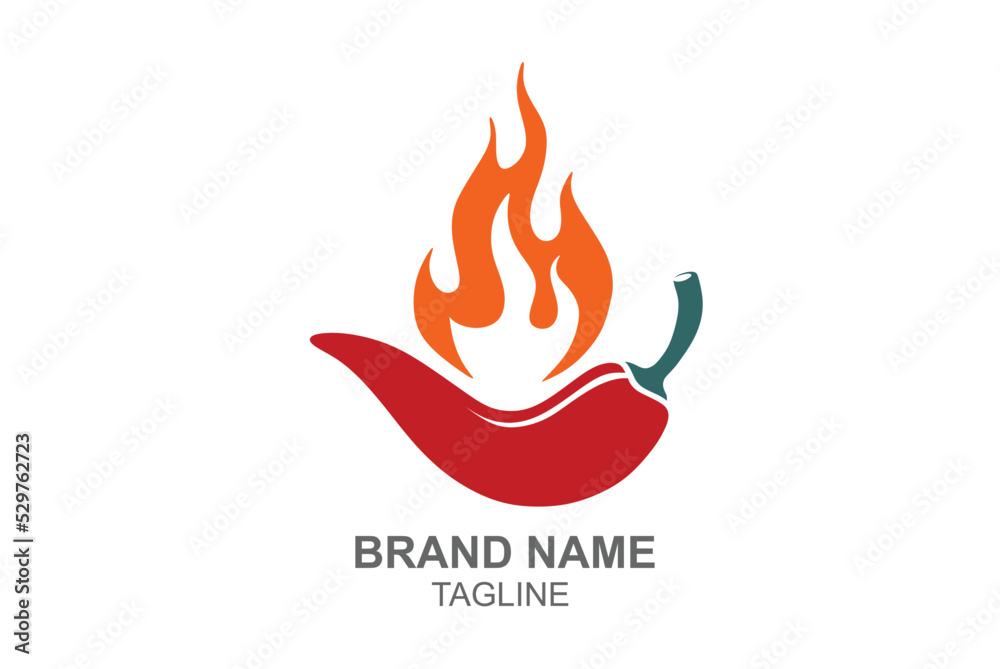 Hot Chili logo designs concept vector Hot Chili logo designs concept vector