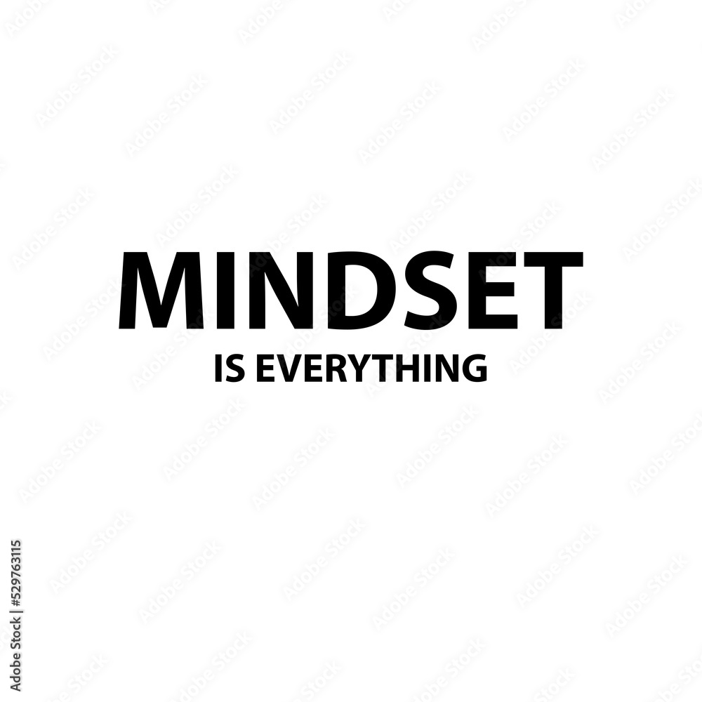 MINDSET is everything PNG Stock Illustration Adobe Stock